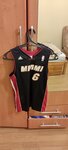 Adidas Miami Heat LeBron James krepšinio marškinėliai 11-12 metų