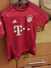 Adidas Bayern Lewandowski vaikiški futbolo marškinėliai