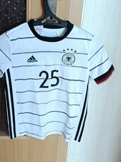Adidas Vokietijos MULLER futbolo marškinėliai 9-10 metų