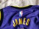 NBA Jordan Lakers LeBron James vaikiški marškinėliai