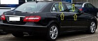 Mercedes-Benz, E220 CDI, W212, Durų juostelės, 2127350109