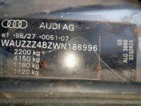 Audi A6 1999 m dalys