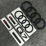 Audi emblemos , LED , aksesuarai.