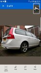 Volvo V70 III 2008 m dalys