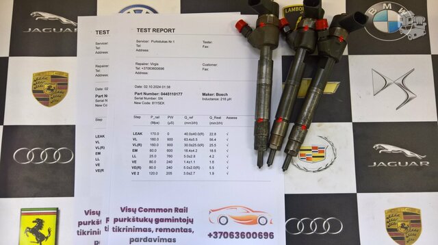 Kuro purkštukas Mercedes-C200. 0445110177 (0986435111)