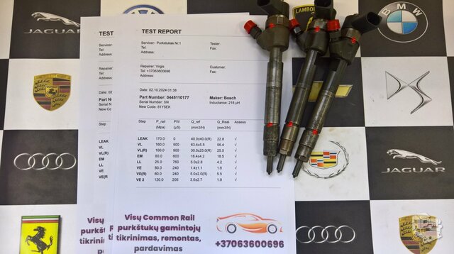 Kuro purkštukas Mercedes-CLK220. 0445110177 (0986435111)