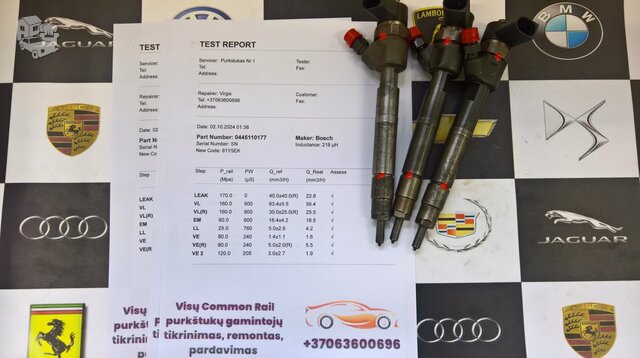 Kuro purkštukas Mercedes-E320 445110177 (0986435111)