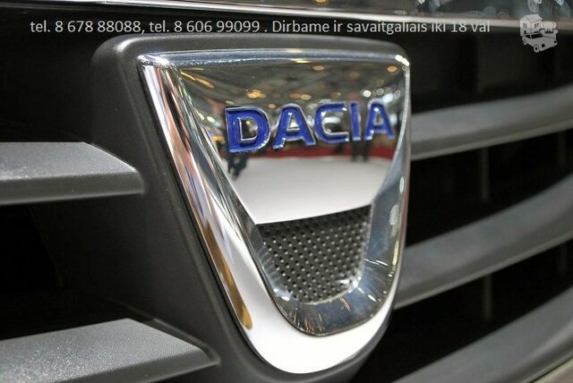 Dacia automobiliu dalys
