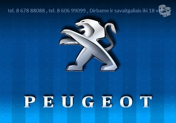 Peugeot automobilių dalys, Peugeot autodalys, dalimis : Peugeot