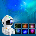 LED 3D galaktikų ir žvaigždžių projektorius, naktinis šviestuvas