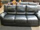 Natūralios odos sofa su miegojimo funkcija
