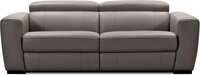 Minkšta sofa Nr160 pilka naturali oda su relax funkcija