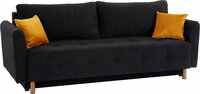 Minkšta sofa lova Nr153 juoda