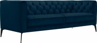 Minkšta sofa Nr207 Veliūras mėlyna