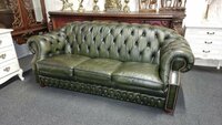 Chesterfield natūralios odos sofa