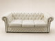Chesterfield natūralios odos sofa