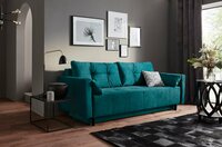 Minkšta sofa – lova Nr145 mėlyna