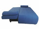Minkšta sofa lova Nr166 mėlyna struktura