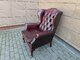 Chesterfield natūralios odos fotelis