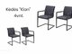 Kėdžių komplektas ”Kian” 4 kėdės