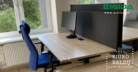 Modernūs (ne)standartiniai biuro baldai: gamyba