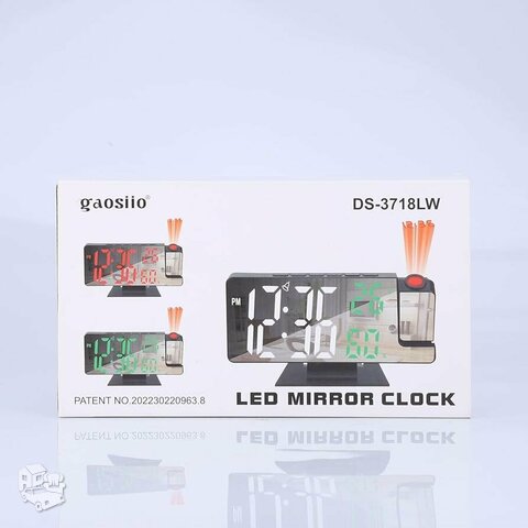 Projekcinis LED laikrodis DS-3718LW