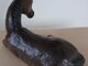 Keramikinis dekoratyvinis arkliukas, viena ausis truputėlį