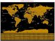 Didelis nutrinamas pasaulio žemėlapis, 82x59 cm