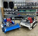Dyzelinis mulčeris robotas