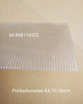 Kanalinis polikarbonatas 6mm storio