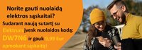 Elektrum nuolaidos kodas DW7N6 - nuolaida 9,99 Eur