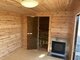 Pirtis sauna su termo mediena
