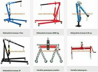 Hidraulinis variklio kranas 2T - 3T / balansyras / Variklio