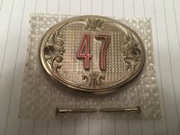 Metalinis Buto / Kambario Durų Numeris "47"