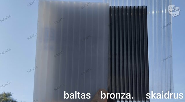 Kanalinis polikarbonatas 10mm storio