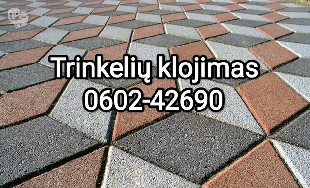 Trinkelių klojimas Kaunas, Trinkelių klojimas kaina Kaune