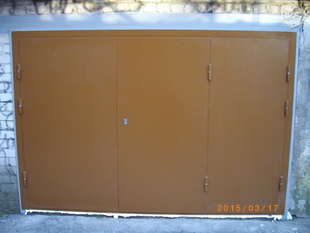 Šarvuotos, metalinės durys, sandėliuko durys, garažo vartai