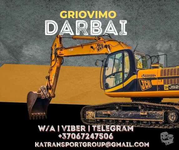GRIOVIMO DARBAI, GRIAUNAME: Metalinių Betoninių Plytinių Rastini