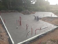 Pagrindų paruošimas betonavimui, betonavimas