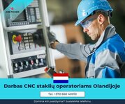 CNC staklių operatorius