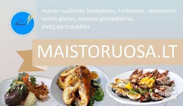 Maisto ruošimas pobūviams. Maistas banketams, furšetams, vestuv