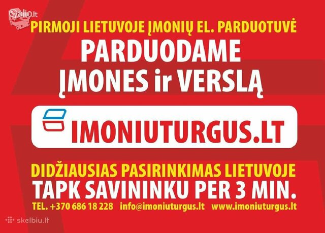 Perkame įmones su skolomis