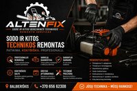 Sodo ir kitos technikos remontas