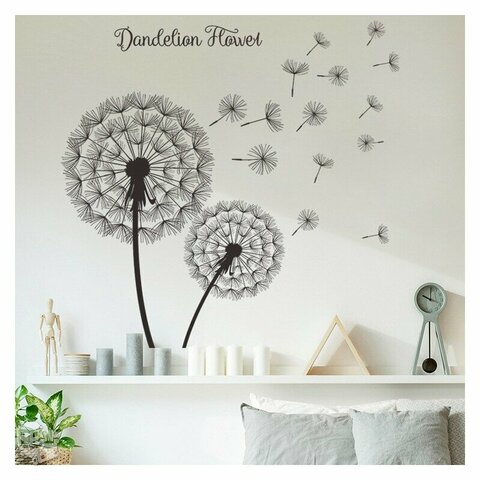 Sienos lipdukas "Dandelion Flower"
