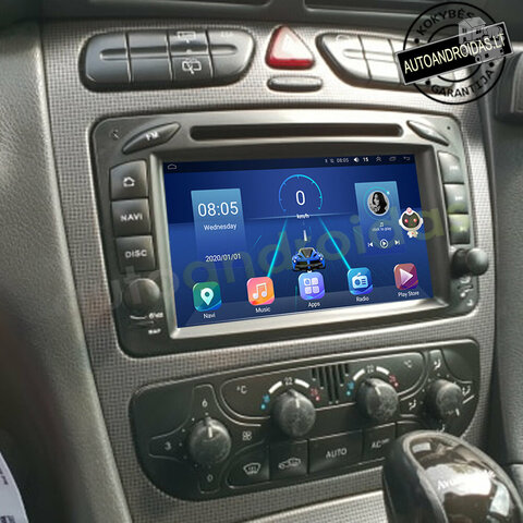 Mercedes Benz C W203 W209 1996-08 Android multimedia GPS/WiFi