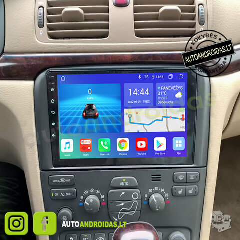 VOLVO S80 1998-06 Android multimedia Android multimedia GPS/WiFi