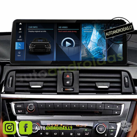 BMW 1 F20 F21 2 F23 Android multimedia 12 colių ekranu WiFi