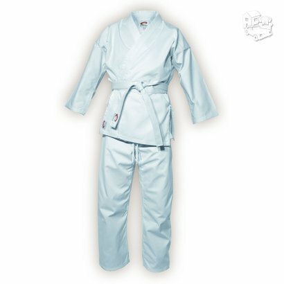 Karate kimono (švarkas, kelnės ir baltas diržas)