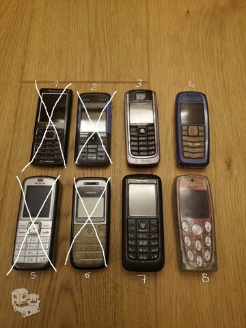 Parduodami Nokia telefonai