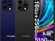 Naujas telefonas DOOGEE N55 Pro 256GB / 16GB, galinga baterija